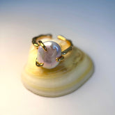 Minimalist Natural Pearl Ring in S925 Silver
